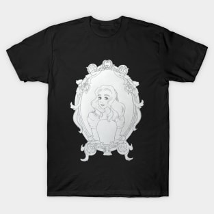 Portrait of a cartoon girl T-Shirt